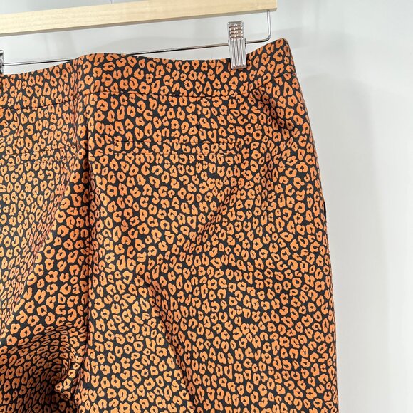 Kate Spade Animal Print Trousers Pants - Picture 3 of 5